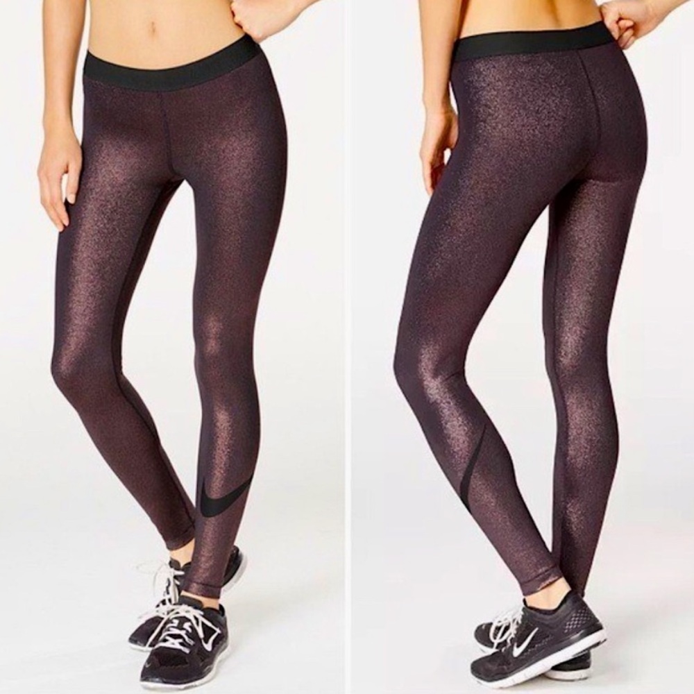 ✨Nike metallic print leggings
